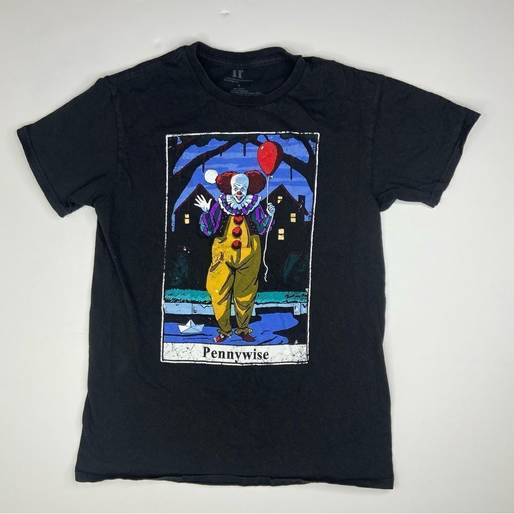 IT Pennywise Short Sleeve Tee Black Size Small